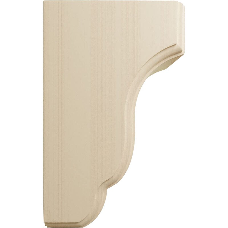 Ekena Millwork COR02X02X04CPRW-CASE-4 Capistrano Mission Wood Corbels, 2 1/2""W x 2 3/4""D x 4 1/2""H, Rubberwood - Image 3